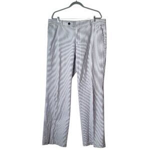 Eddie Bauer Mercer Pinstripe Straight Leg Trouser Pants